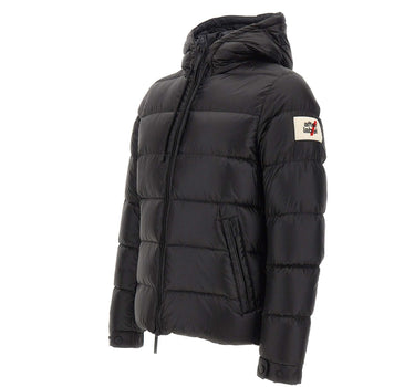 AFTER LABEL Piumino "Verbier" BLACK Uomo 