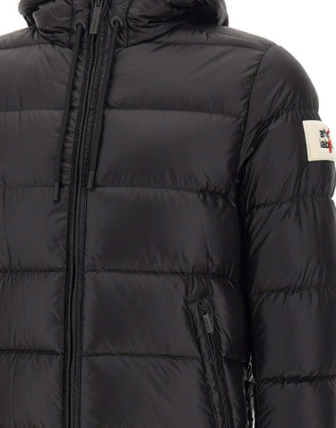 AFTER LABEL Piumino "Verbier" BLACK Uomo 
