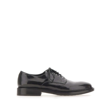 ALEXANDER HOTTO Stringate in pelle lucida BLACK Uomo 