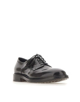 ALEXANDER HOTTO Stringate in pelle lucida BLACK Uomo 
