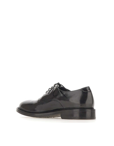 ALEXANDER HOTTO Stringate in pelle lucida BLACK Uomo 