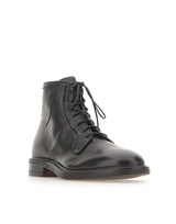ALEXANDER HOTTO Stivaletto in pelle martellata BLACK Uomo 