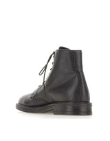 ALEXANDER HOTTO Stivaletto in pelle martellata BLACK Uomo 