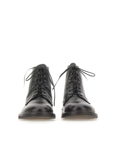 ALEXANDER HOTTO Stivaletto in pelle martellata BLACK Uomo 