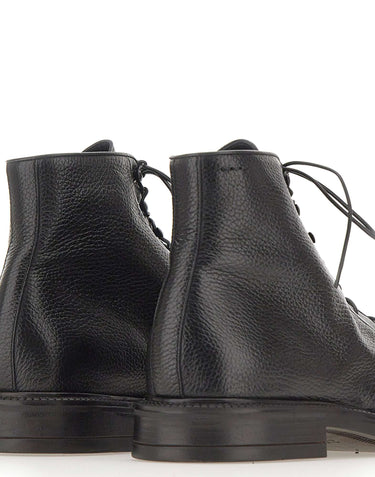 ALEXANDER HOTTO Stivaletto in pelle martellata BLACK Uomo 