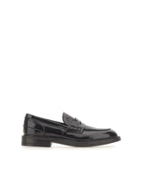 ALEXANDER HOTTO Mocassini in pelle verniciata BLACK Uomo 