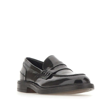 ALEXANDER HOTTO Mocassini in pelle verniciata BLACK Uomo 