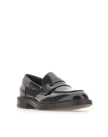 ALEXANDER HOTTO Mocassini in pelle verniciata BLACK Uomo 