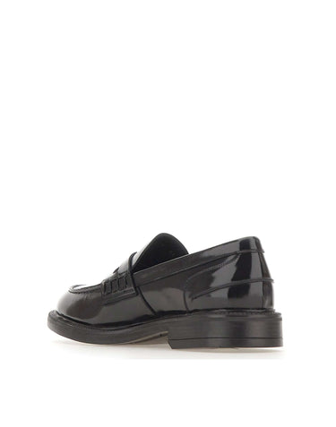 ALEXANDER HOTTO Mocassini in pelle verniciata BLACK Uomo 