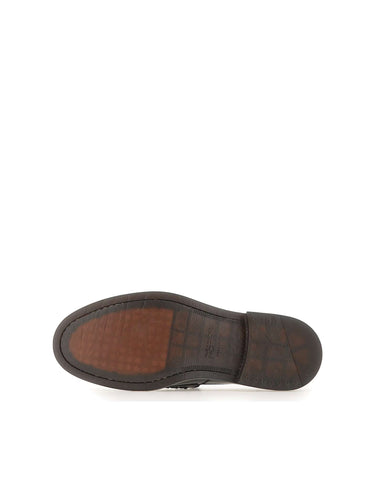ALEXANDER HOTTO Mocassini in pelle verniciata BLACK Uomo 