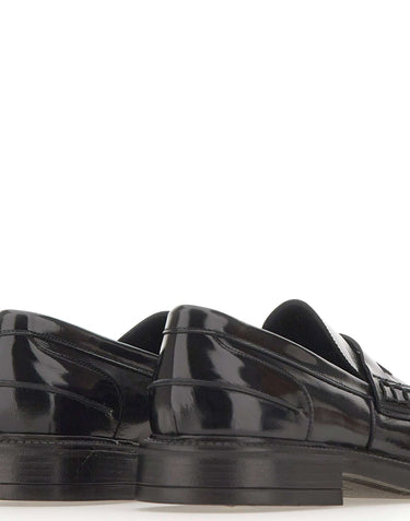ALEXANDER HOTTO Mocassini in pelle verniciata BLACK Uomo 