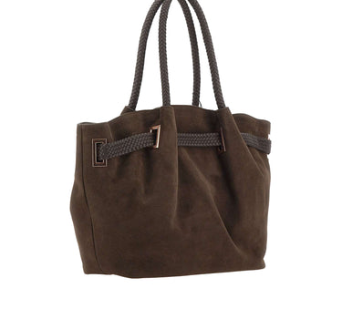 ALEXANDER SMITH Borsa a spalla "Brooke Large" BROWN Donna 