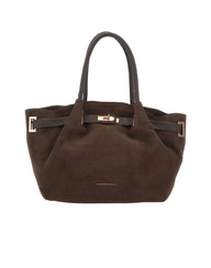 ALEXANDER SMITH Borsa a spalla "Brooke Large" BROWN Donna 