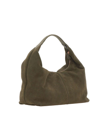 ALEXANDER SMITH Borsa a spalla "Chloe Medium" GREEN Donna 
