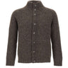ALPHA STUDIO Cardigan in lana e alpaca BROWN Uomo 