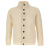 ALPHA STUDIO Cardigan in lana e alpaca WHITE Uomo 
