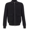 ALPHA STUDIO Giacca bomber in lana BLACK Uomo 