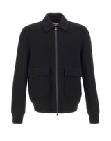 ALPHA STUDIO Giacca bomber in lana BLACK Uomo 