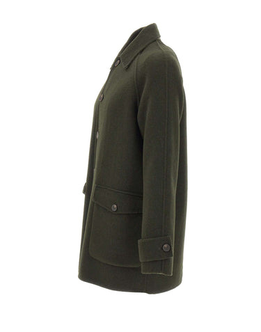 ALPHA STUDIO Giacca in lana con maniche raglan GREEN Uomo 