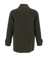 ALPHA STUDIO Giacca in lana con maniche raglan GREEN Uomo 