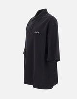 Polo over con logo ricamato AM326JR018 0002 AMIRI 