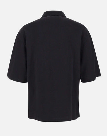 Polo over con logo ricamato AM326JR018 0002 AMIRI 