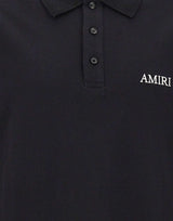 Polo over con logo ricamato AM326JR018 0002 AMIRI 