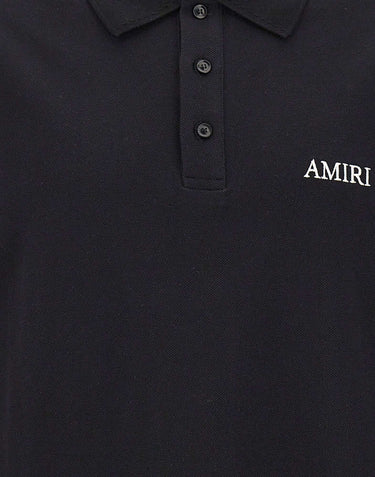 Polo over con logo ricamato AM326JR018 0002 AMIRI 