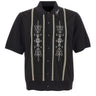 AMIRI Camicia in maglia con ricami BLACK Uomo 