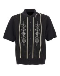 AMIRI Camicia in maglia con ricami BLACK Uomo 