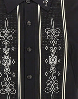 AMIRI Camicia in maglia con ricami BLACK Uomo 
