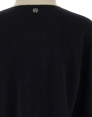 AMIRI Polo in lana con ricamo BLACK Uomo 