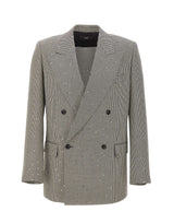 AMIRI Blazer doppiopetto con paillettes MULTICOLOR Uomo 