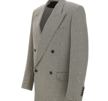 AMIRI Blazer doppiopetto con paillettes MULTICOLOR Uomo 