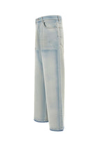 AMIRI Jeans "Faded Carpenter" Light Blue Uomo 