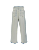 AMIRI Jeans "Faded Carpenter" Light Blue Uomo 