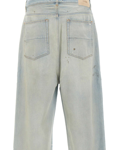 AMIRI Jeans "Faded Carpenter" Light Blue Uomo 