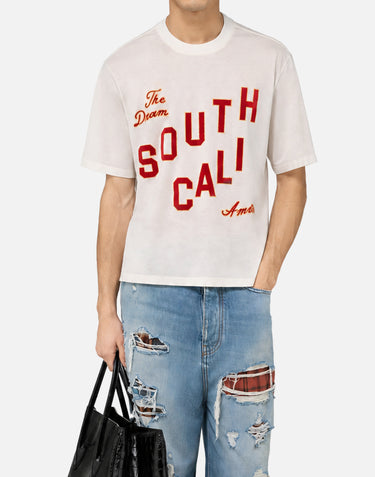 AMIRI T-shirt "South Cali Box" WHITE Uomo 