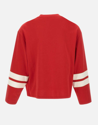 AMIRI Maglia "South Cali Football" RED Uomo 