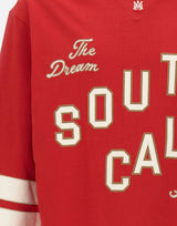 AMIRI Maglia "South Cali Football" RED Uomo 