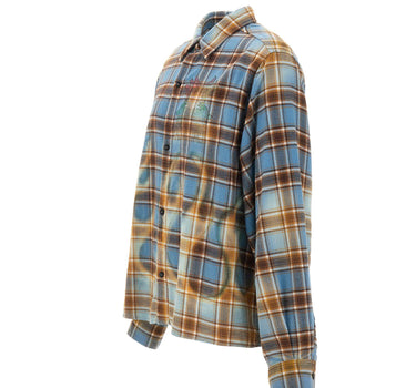 AMIRI Camica "Ma Quad Bleached Flannel" MULTICOLOR Uomo 