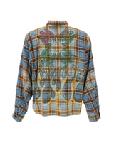AMIRI Camica "Ma Quad Bleached Flannel" MULTICOLOR Uomo 