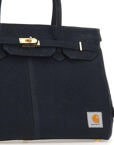 ANOTHER CHANCE Borsa a mano riciclata BLACK Donna 