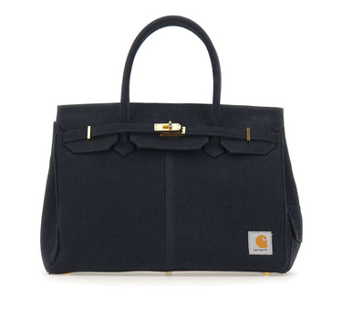 ANOTHER CHANCE Borsa a mano riciclata BLACK Donna 