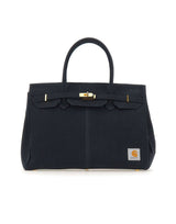 ANOTHER CHANCE Borsa a mano riciclata BLACK Donna 