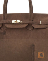 ANOTHER CHANCE Borsa a mano riciclata BROWN Donna 