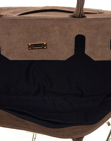 ANOTHER CHANCE Borsa a mano riciclata BROWN Donna 