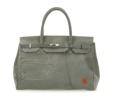 ANOTHER CHANCE Borsa a mano riciclata GREEN Donna 