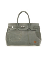 ANOTHER CHANCE Borsa a mano riciclata GREEN Donna 