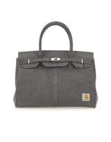 ANOTHER CHANCE Borsa a mano riciclata GREY Donna 